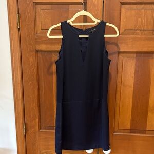 Banana republic navy blue sleeveless dress size 4